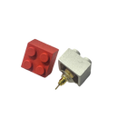 Wooden Brick 2x2 Stud Earrings School Theme - Once Kids