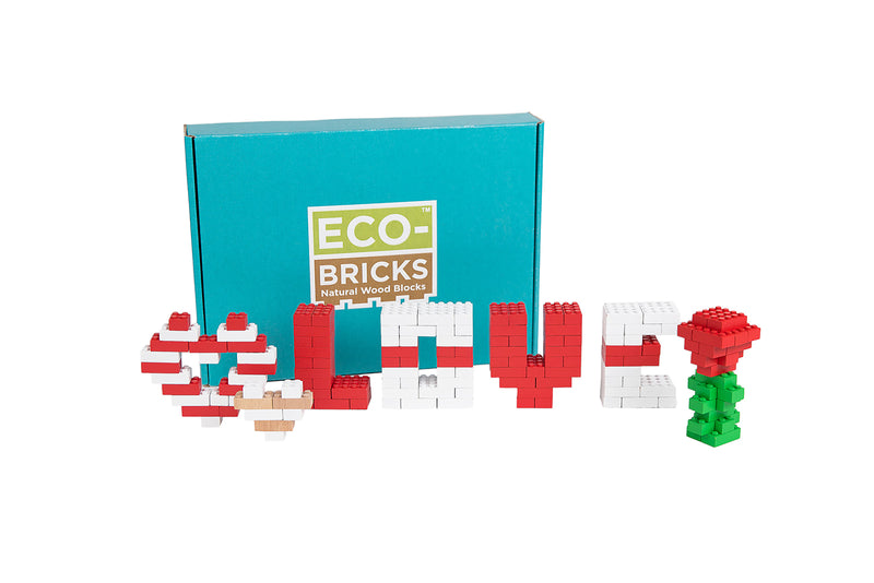 Wooden Bricks Builder Box - Monthly Sustainable STEM Subscription - Once Kids