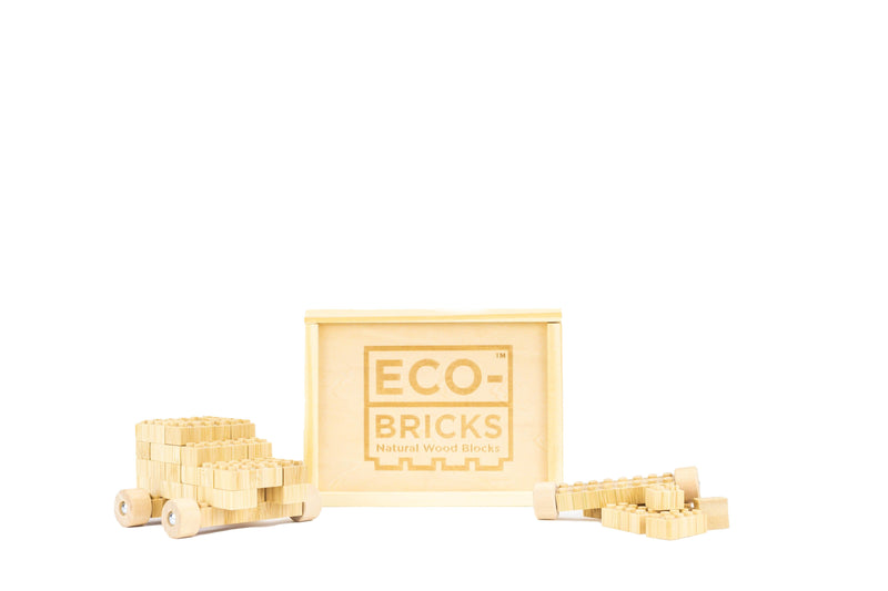 Eco-Bricks™ Bamboo 24-Piece set is a brilliant first step into healthier, greener, construction block fun. 