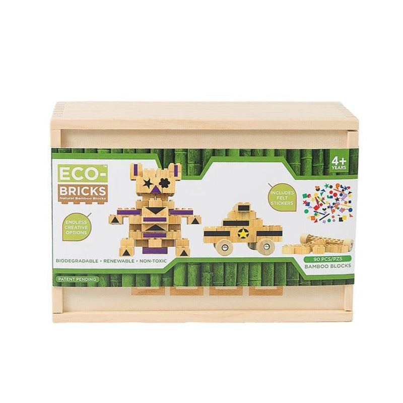 Eco-Bricks™ Bamboo 90-Piece set is a brilliant first step into healthier, greener, construction block fun.