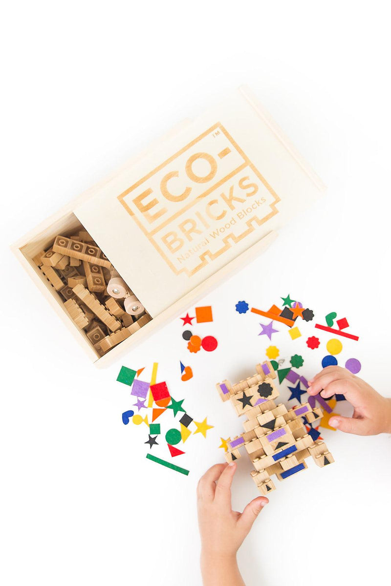 Eco-Bricks™ Bamboo 90-Piece set is a brilliant first step into healthier, greener, construction block fun.