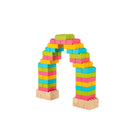 Once Kids Eco-Bricks™ Color 109-piece set is made from Non-Toxic Water-Base Color, a brilliant first step into healthier, greener, construction block fun building toy