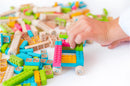 Color Wood Bricks 206pcs - Once Kids