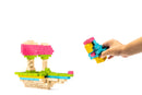 Once Kids Eco-Bricks™ Color made with water based color and biodegradable wooden construction blocks. The Eco-Bricks™ Color 206-piece set is made from Non-Toxic Water-Base Color, a brilliant first step into healthier, greener, construction block fun!  Building Construction toy