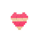 Color Wood Bricks 54pcs - Once Kids