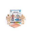 Eco-bricks™ Minifigures Color Your Own Kit Compatible