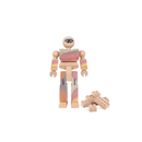 Once Kids Eco-bricks™ Minifigure Color your own wooden action figures compatible with building construction toys