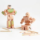 Make Your Own Wood Action Figure - 2 pack Color Kit - Once Kids
