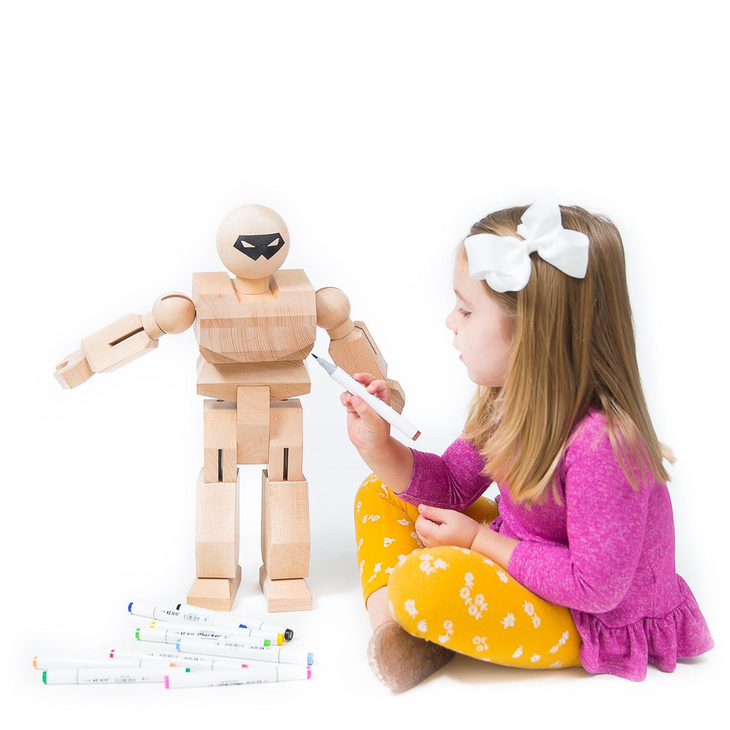Once Kids Megafigure Wooden Action Figure