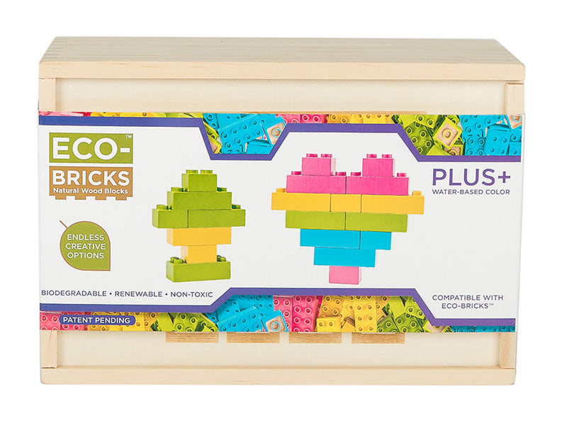 Plus+ Color Wood Bricks 25pcs - Once Kids