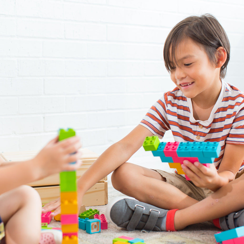 Eyfs Bricks Eco-Bricks Plus+ Color Wood Bricks | Toddler-Safe Building Sets