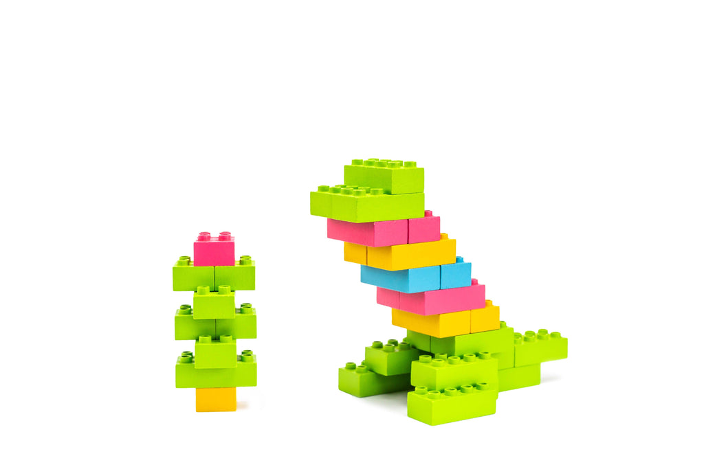 Eco-Bricks Plus+ Color Wood Bricks | Toddler-Safe Building Sets