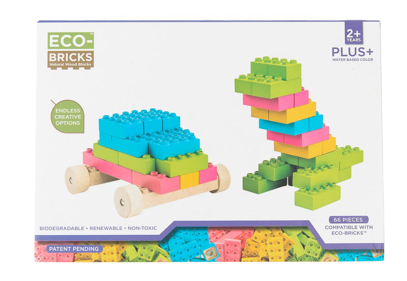 Plus+ Color Wood Bricks Education Large Set - Once Kids