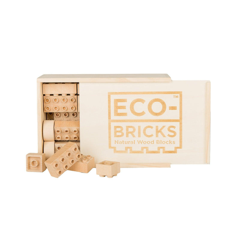 Plus+ Wood Bricks 42pcs - Once Kids