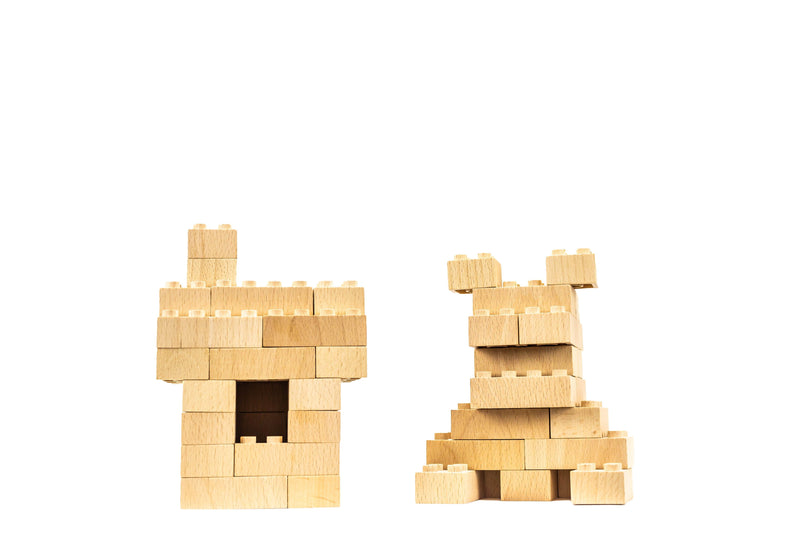 Plus+ Wood Bricks 42pcs - Once Kids