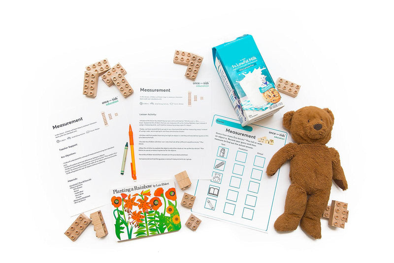 Plus+ Wood Bricks Education Medium Set - Once Kids