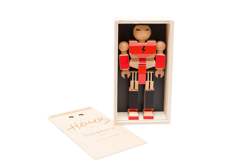 Wood Action Figure Playhard Heroes