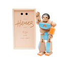 Wood Action Figure Playhard Heroes