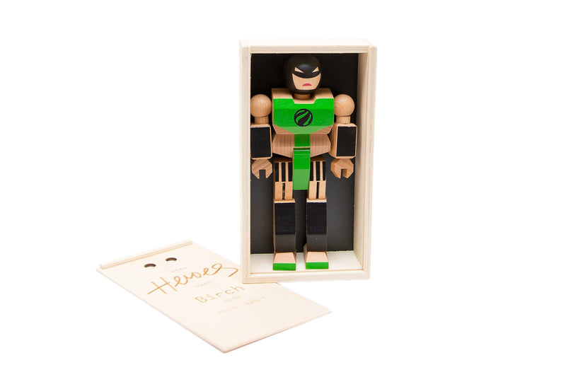 Wood Action Figure Playhard Heroes