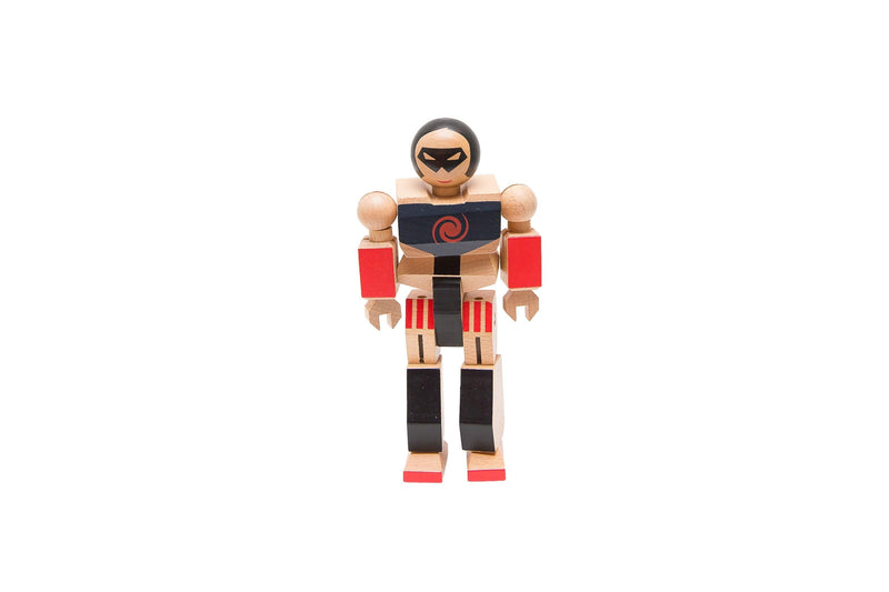 Wood Action Figure Playhard Heroes