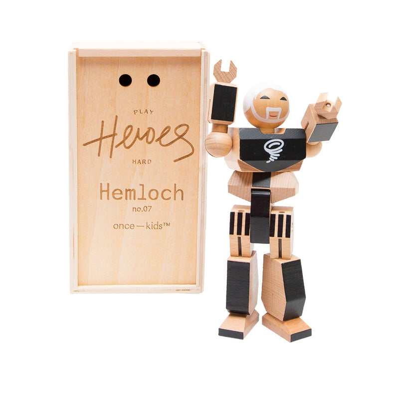 Wood Action Figure Playhard Heroes