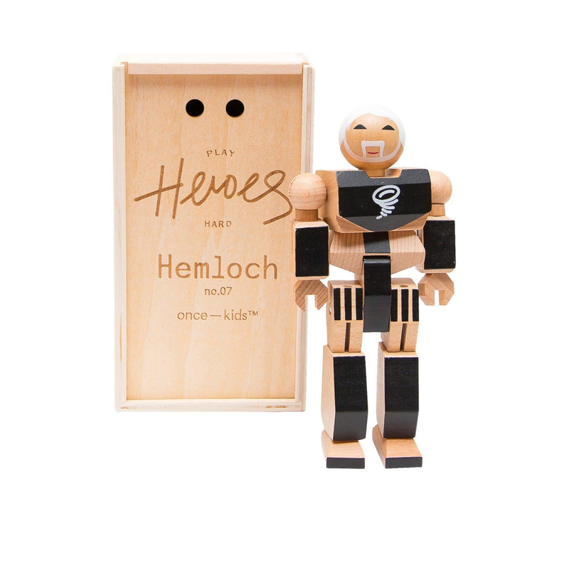 Wood Action Figure Playhard Heroes