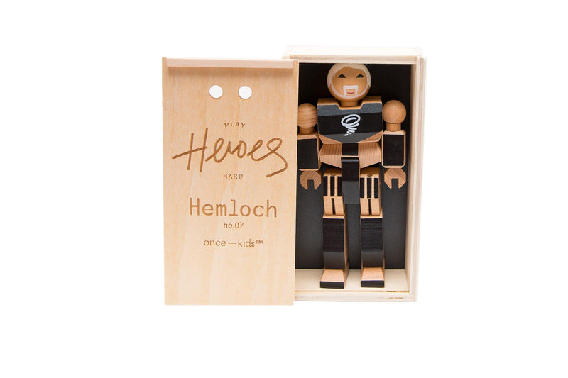 Wood Action Figure Playhard Heroes