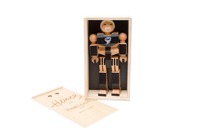 Wood Action Figure Playhard Heroes