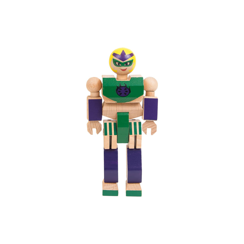 Wood Action Figure Playhard Villains