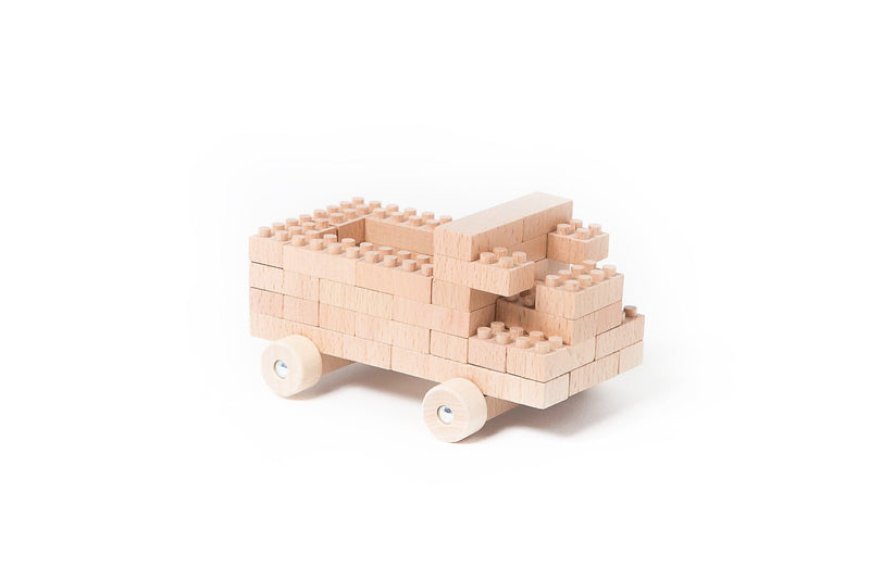 Wood Bricks 145pcs - Once Kids