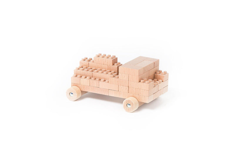 Wood Bricks 145pcs - Once Kids