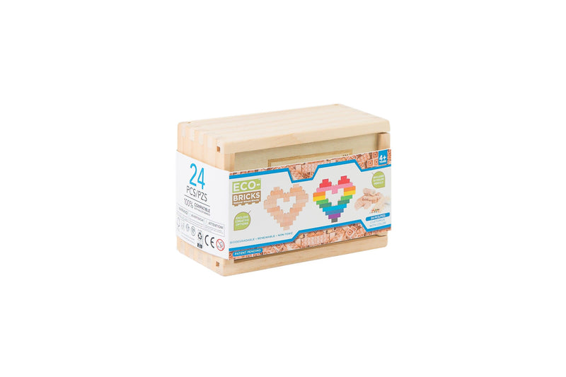 Wood Bricks 24pcs - Once Kids