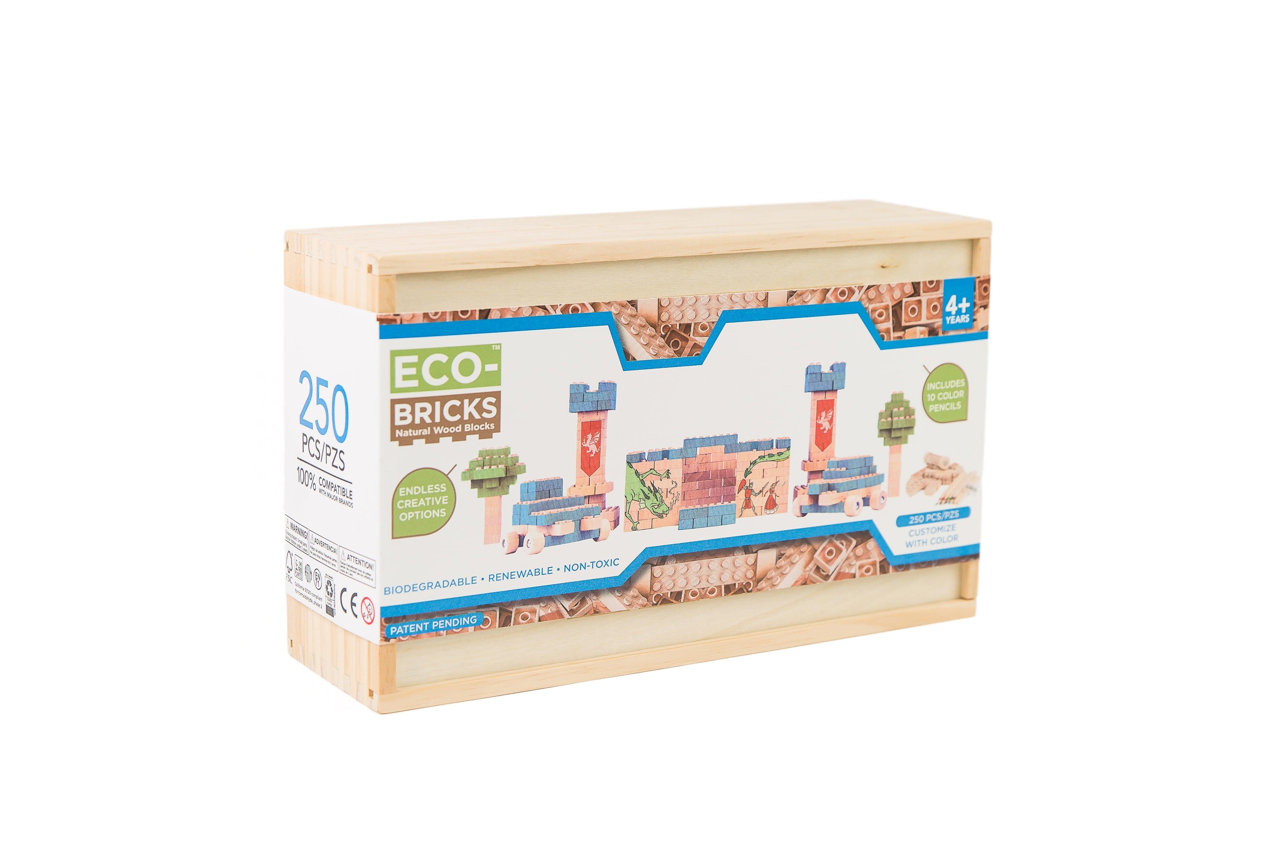 Once Kids Eco-bricks Bamboo 90pc