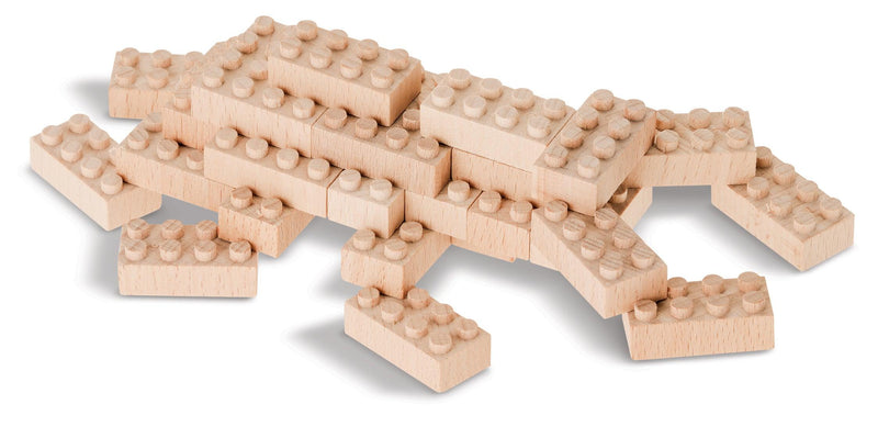 Wood Bricks 3 in 1 Builds - Shells - Once Kids