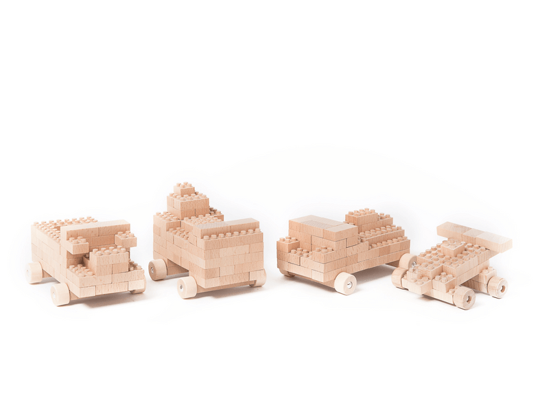 Wood Bricks 45pcs - Once Kids