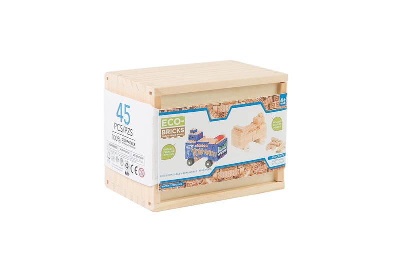 Wood Bricks 45pcs - Once Kids