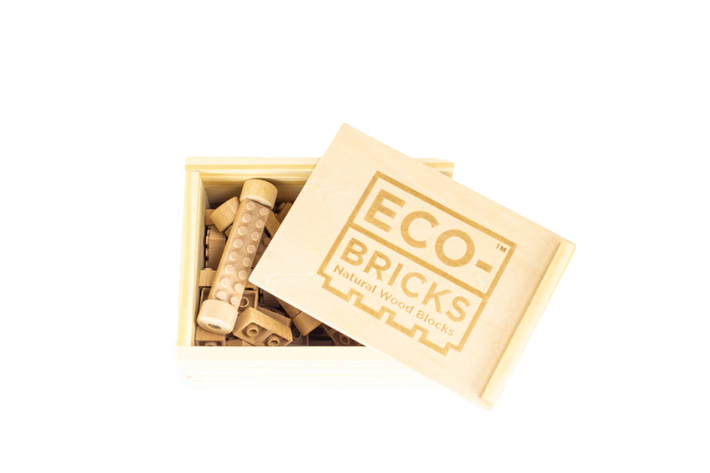 Wood Bricks 45pcs - Once Kids